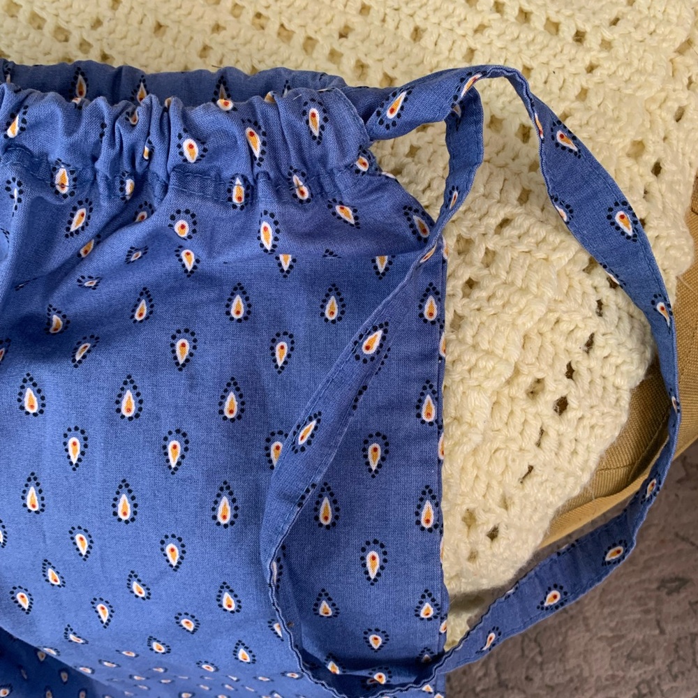 Vera Bradley French Blue Floral or Citrus Drawstring Bag